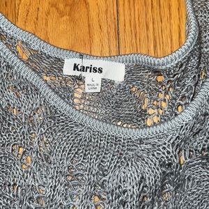 🌀 Kariss size L, knit, sweater like tank top dress